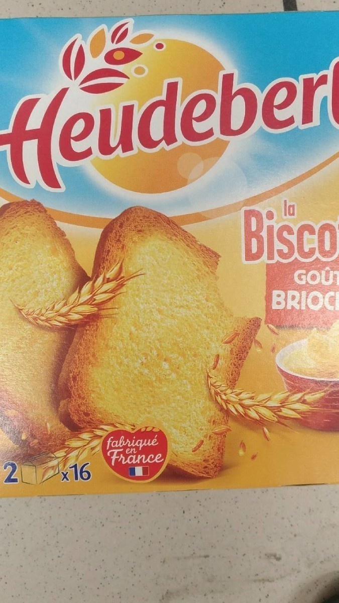 Biscotte gout brioche heudebert