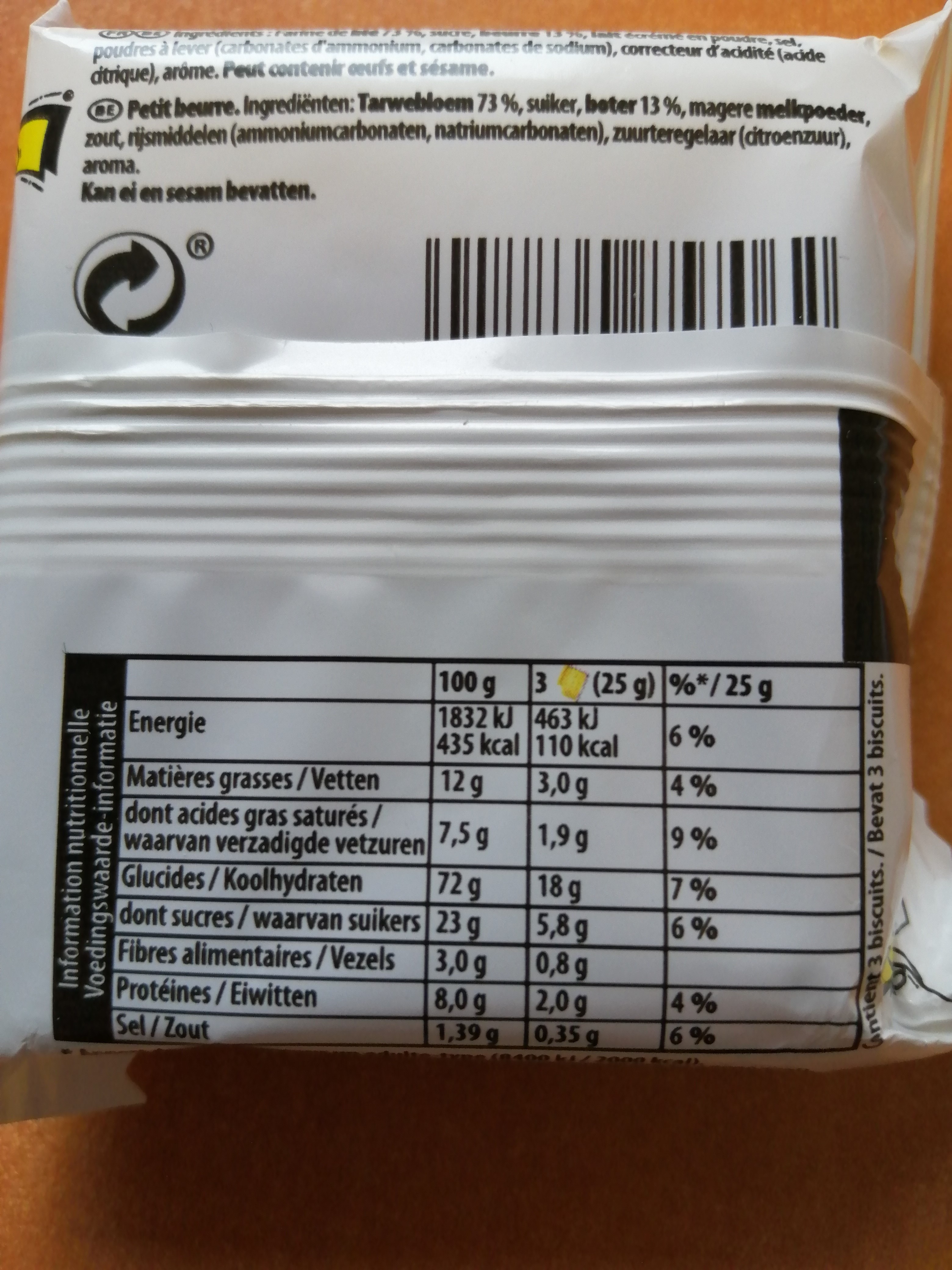 Véritable petit beurre?