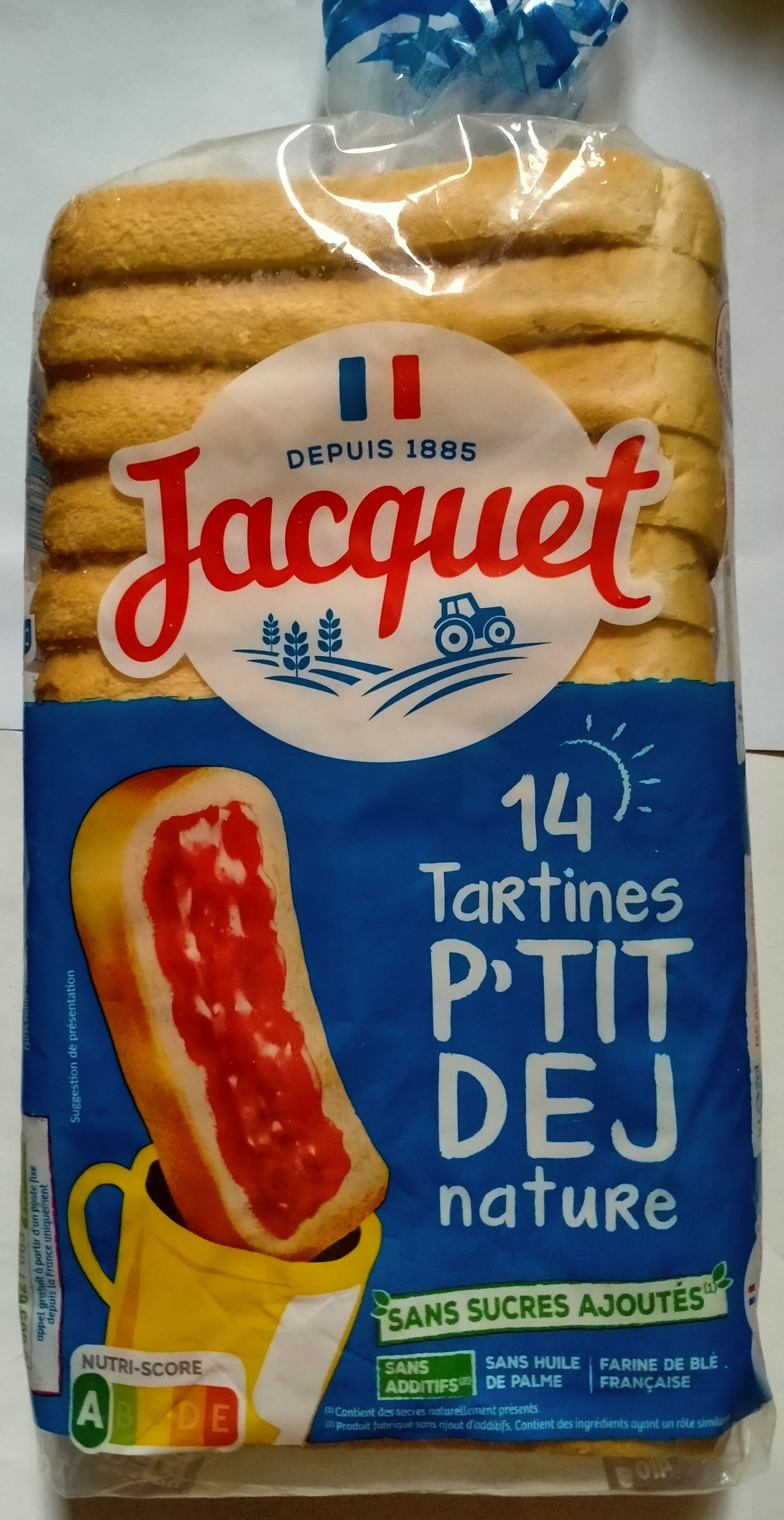Tartine p'tit dej nature ssa 410 gr