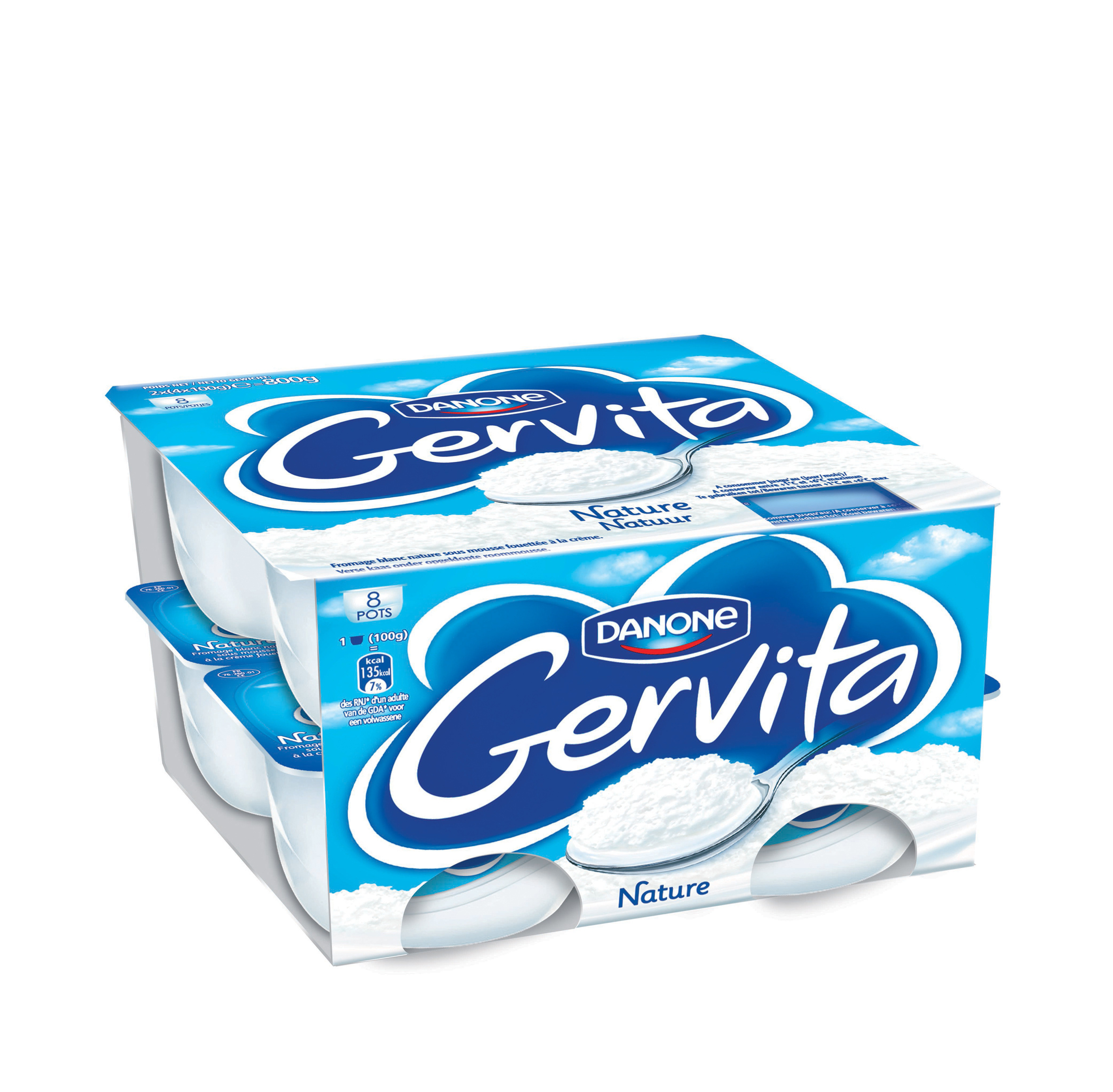 Gervita nature 100 g x 8