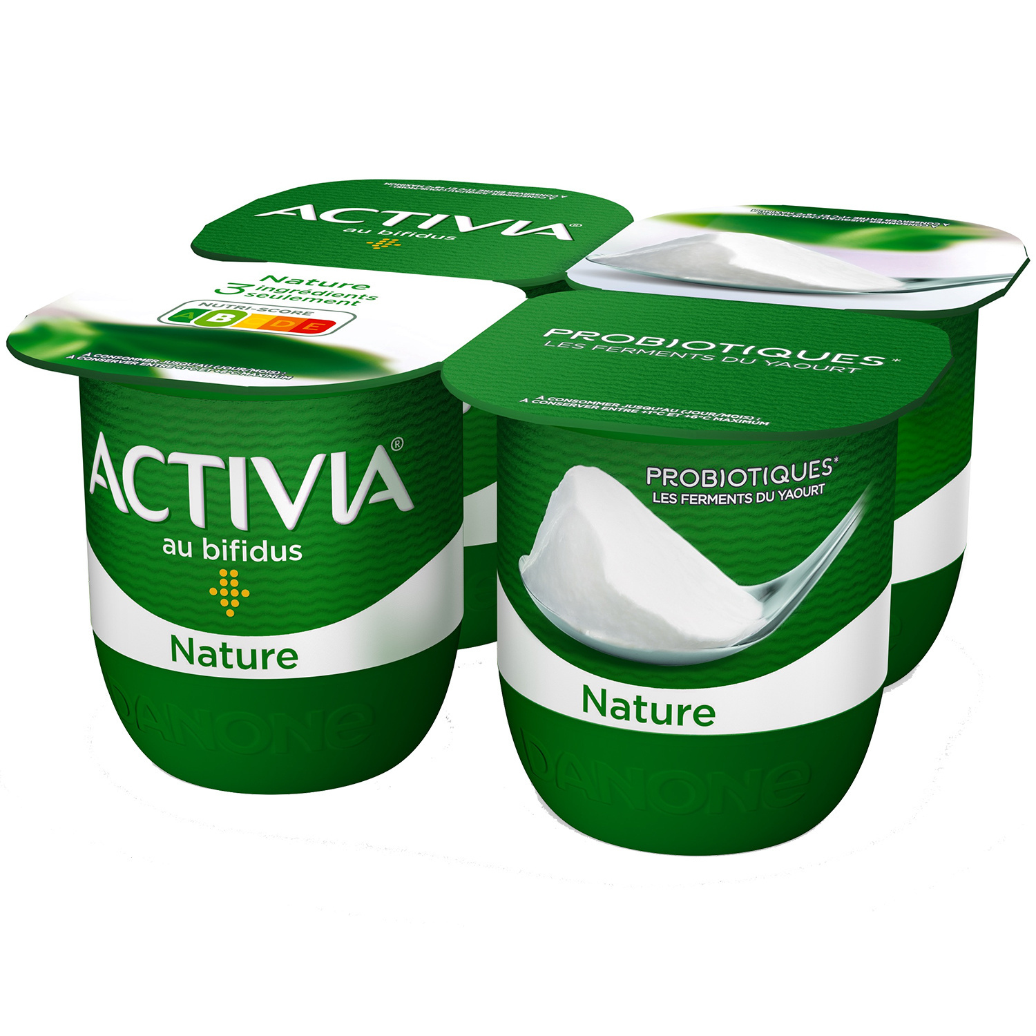 Activia bifidus nature 125g x 4