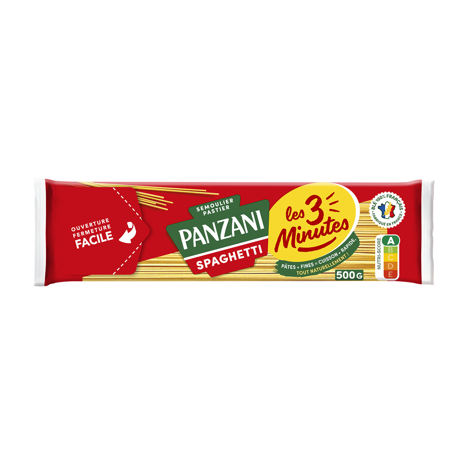 Panzani spaghetti 3 minutes 500g