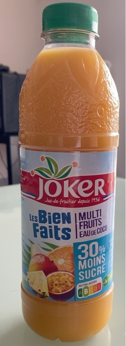 Les Bienfaits Multifruits Eau de coco