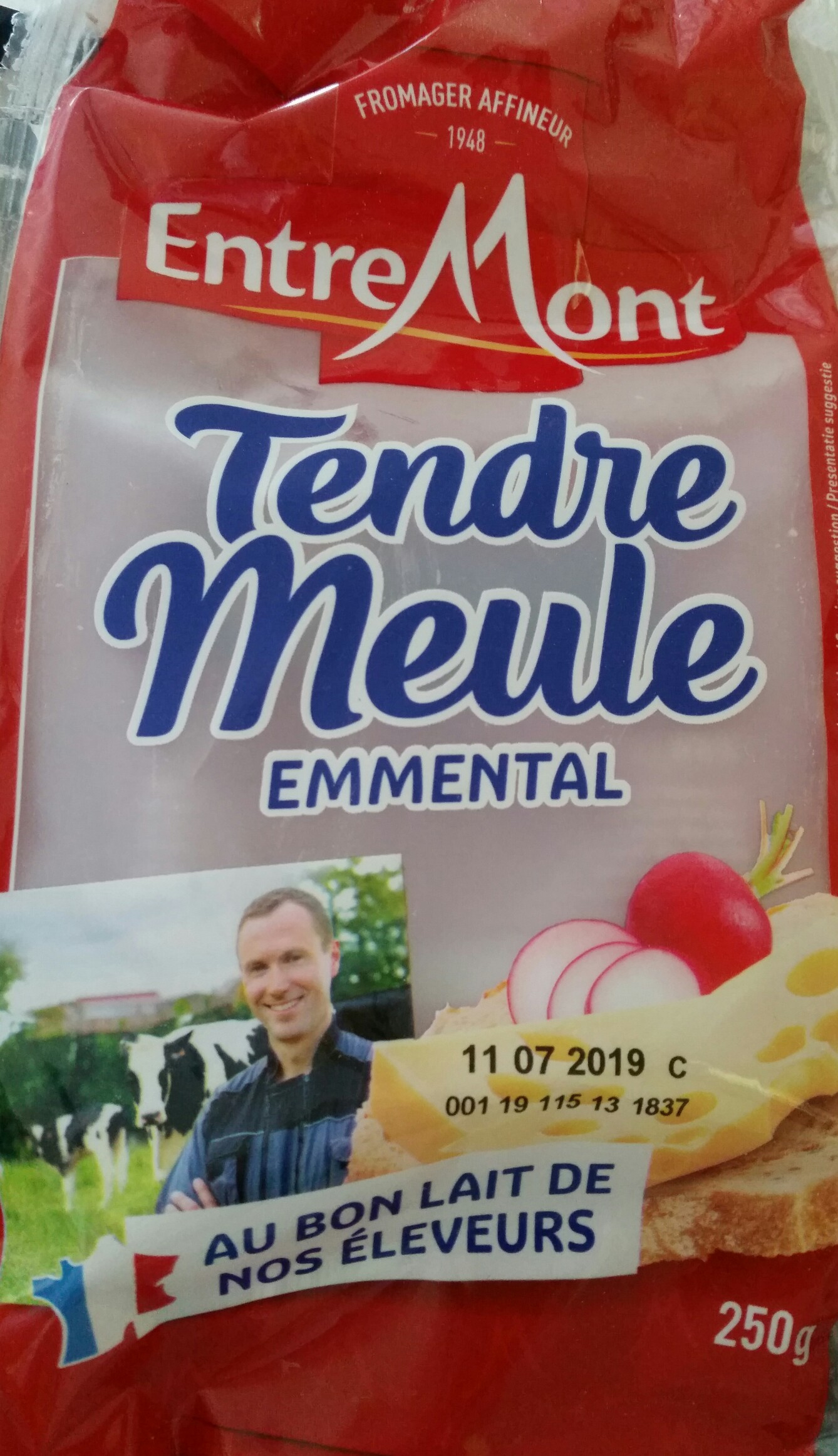 Tendre meule emmental