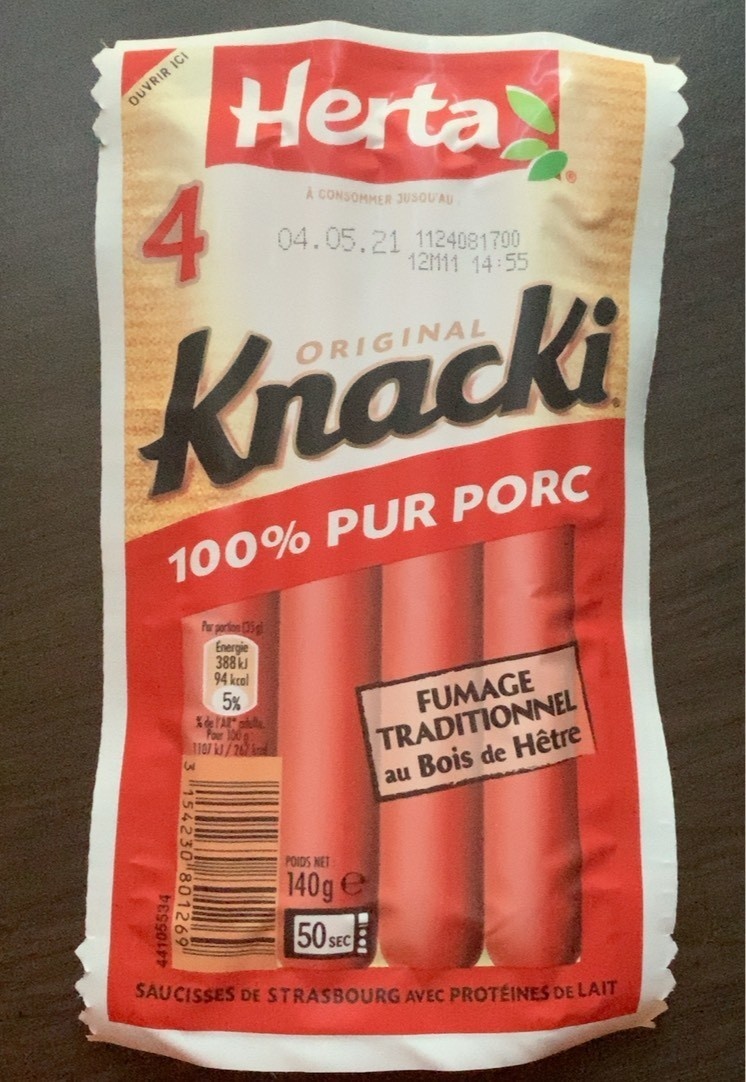 Knacki 100% pur porc