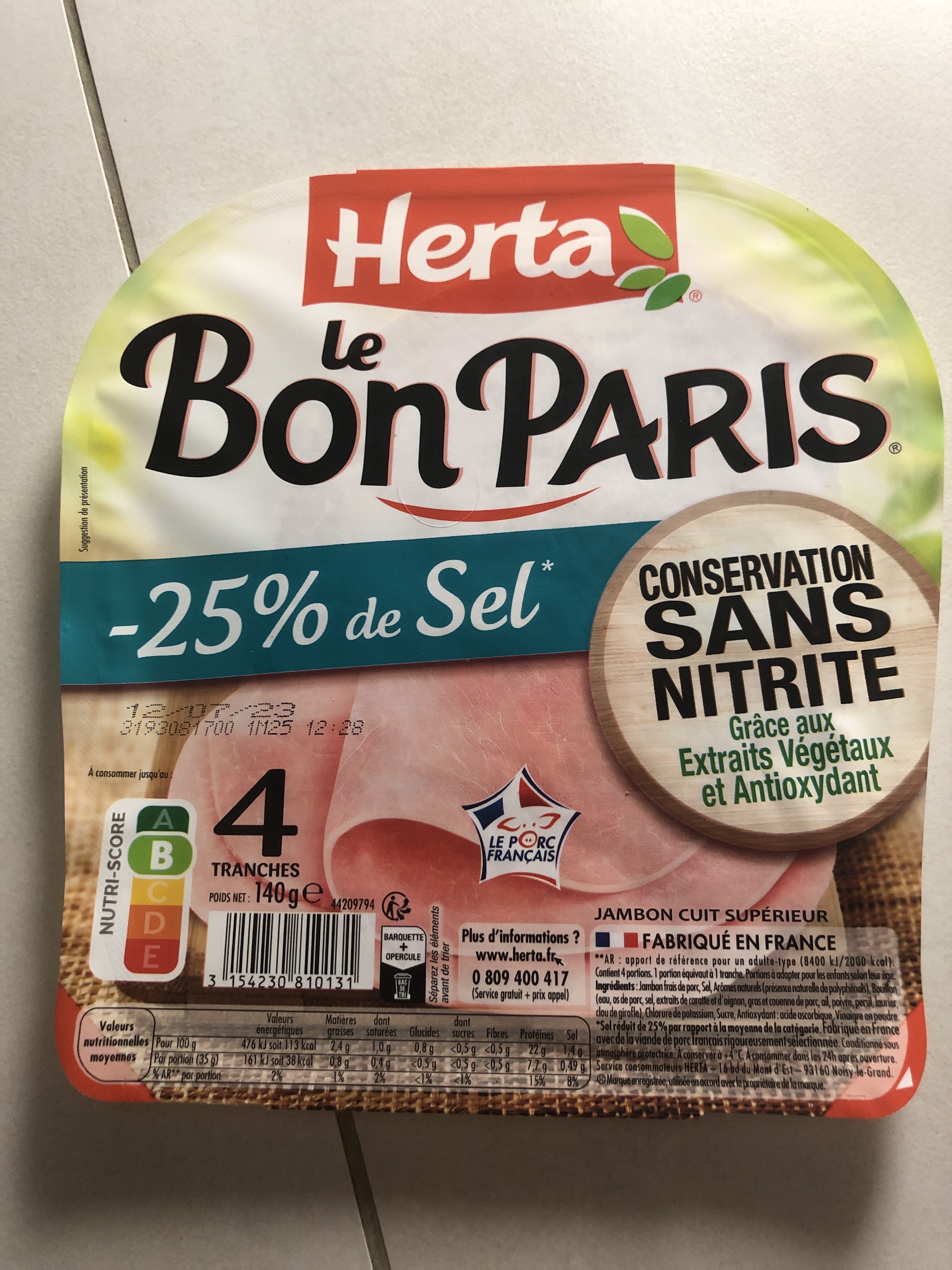 Jambon le bon Paris