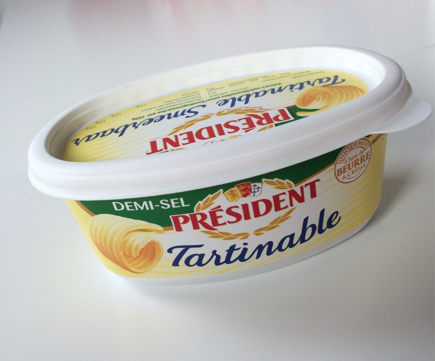 Beurre demi-sel tartinable