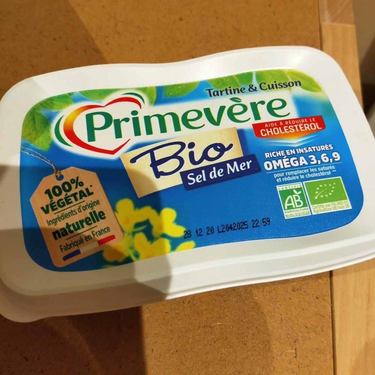 Primevère bio Tartine & Cuisson bio sel de mer