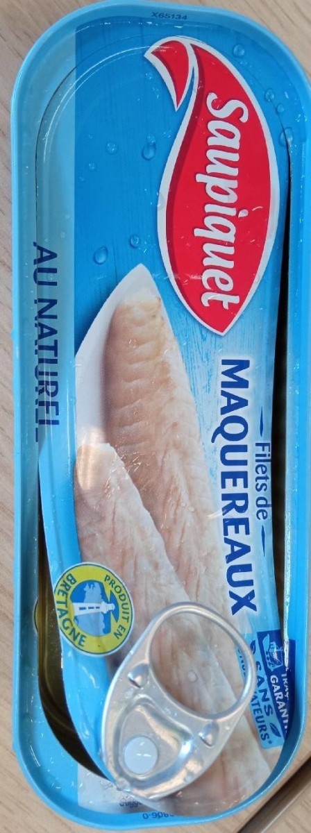 Filet de maquereaux au naturel