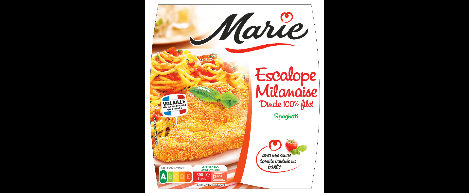 Escalope Milanaise, Dinde 100% filet