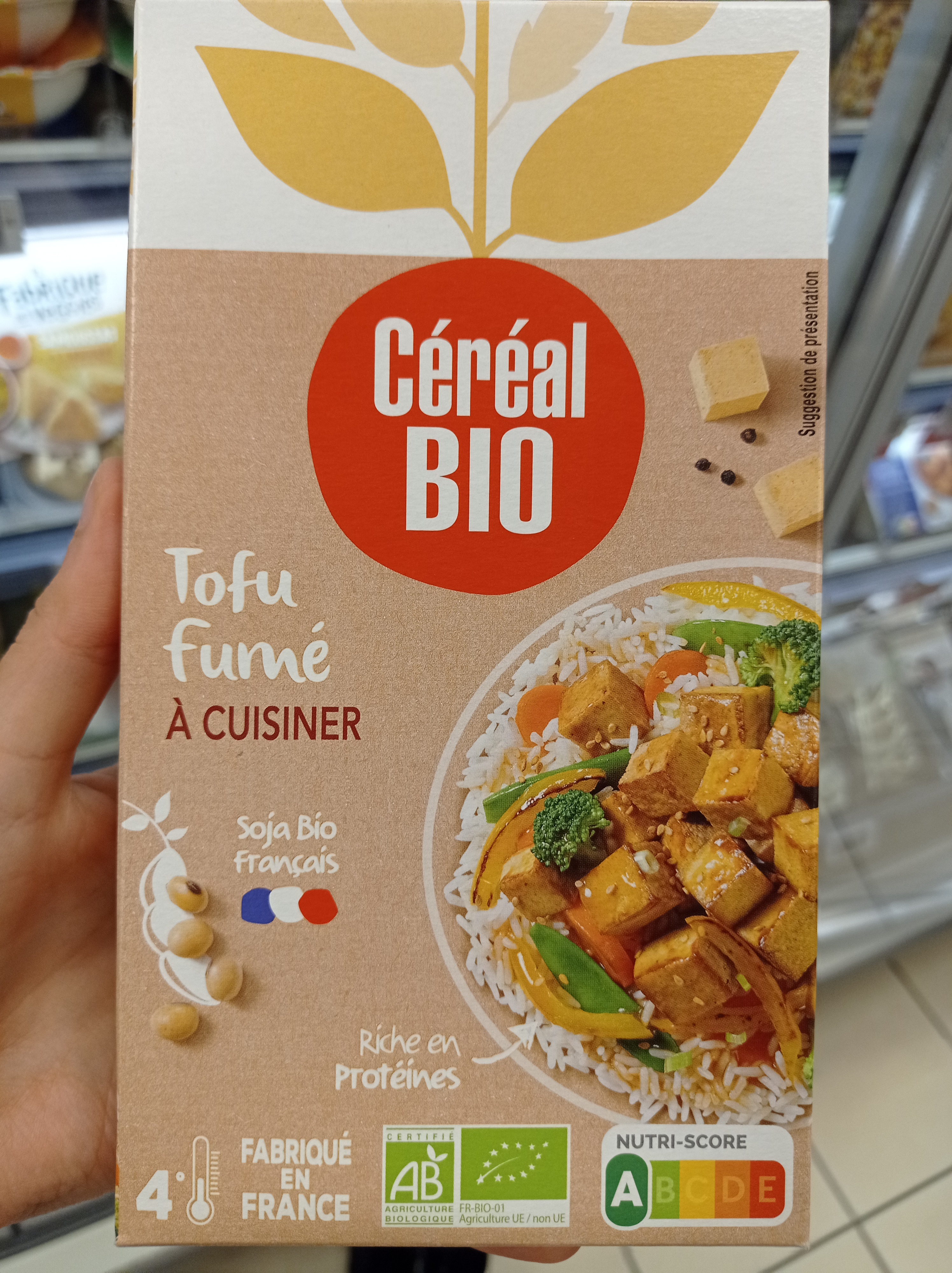 Tofu fumé