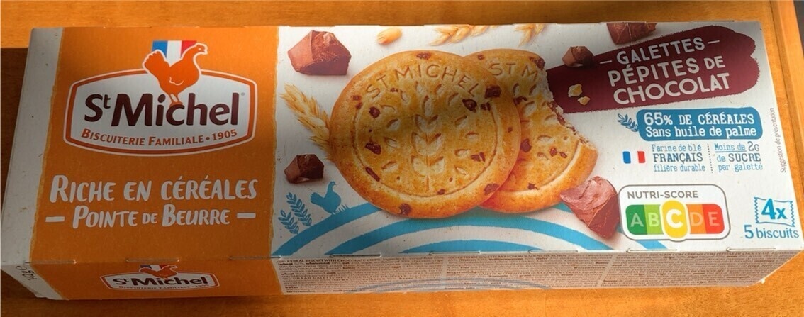 Galettes pepites de chocolat