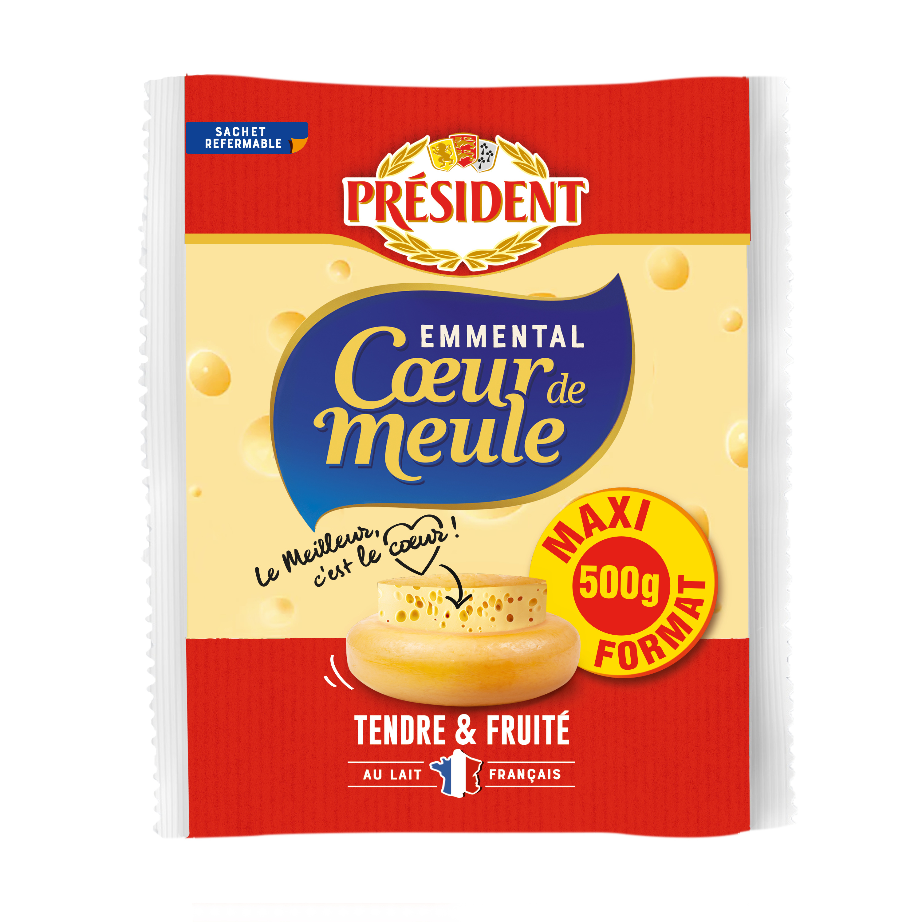 President emmental coeur de meule 500g