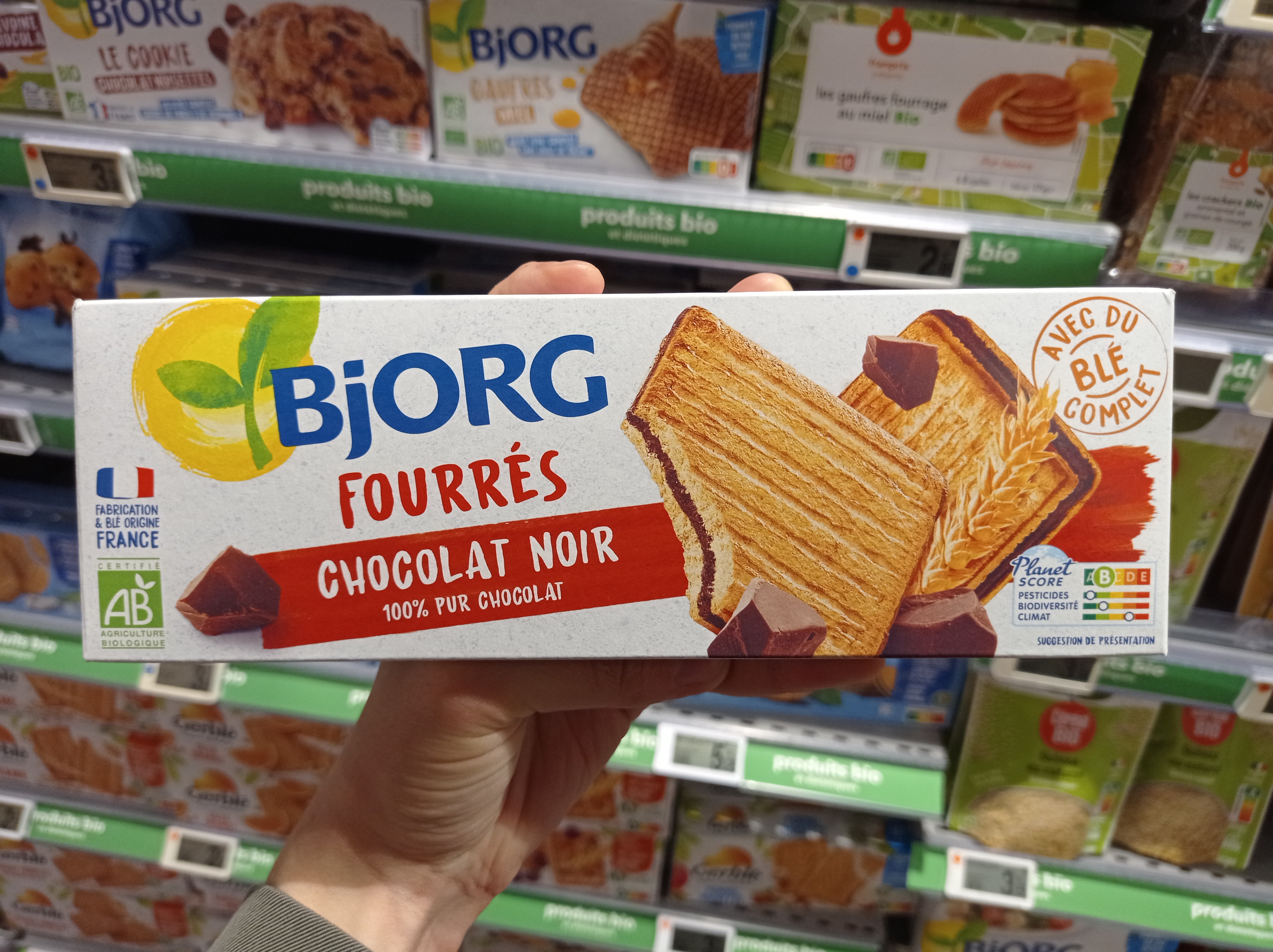 Fourrés Chocolat ?noir BIO