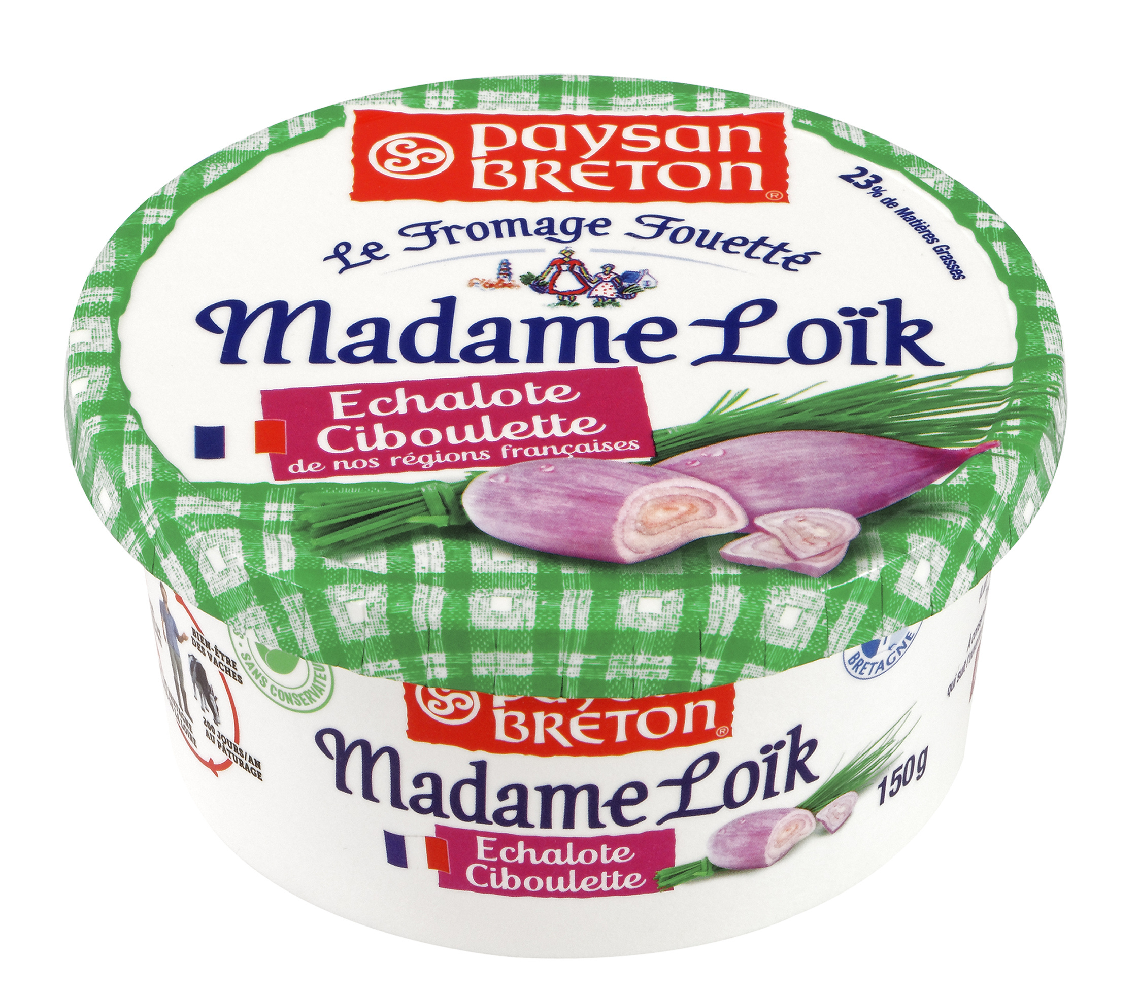 Paysan Breton - Le Fromage Fouetté Madame Loïk - Echalote Ciboulette