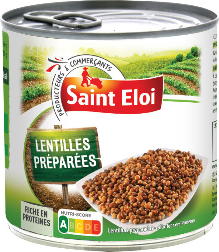 Lentilles préparées