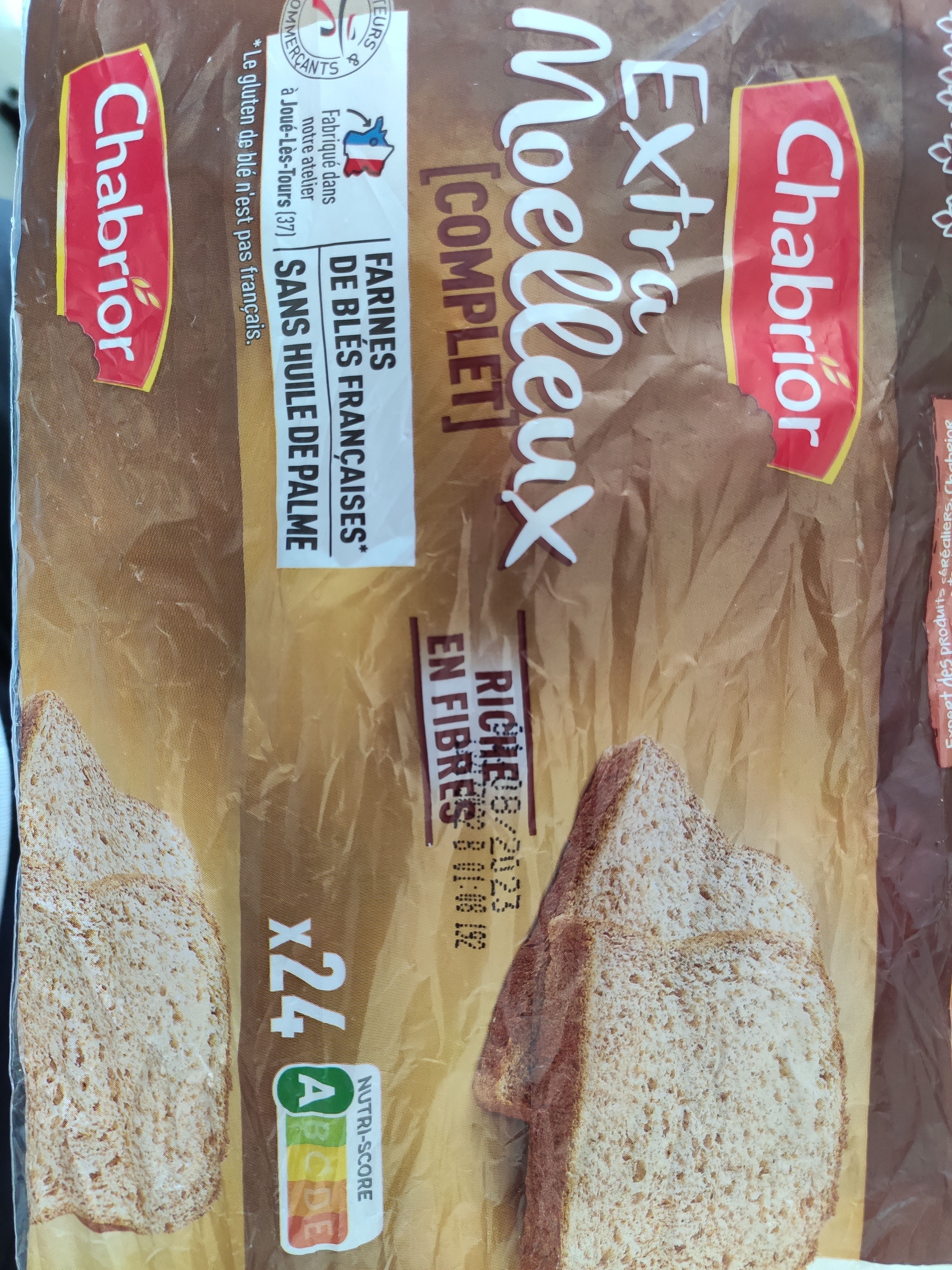 Pain de mie Extra Moelleux Complet