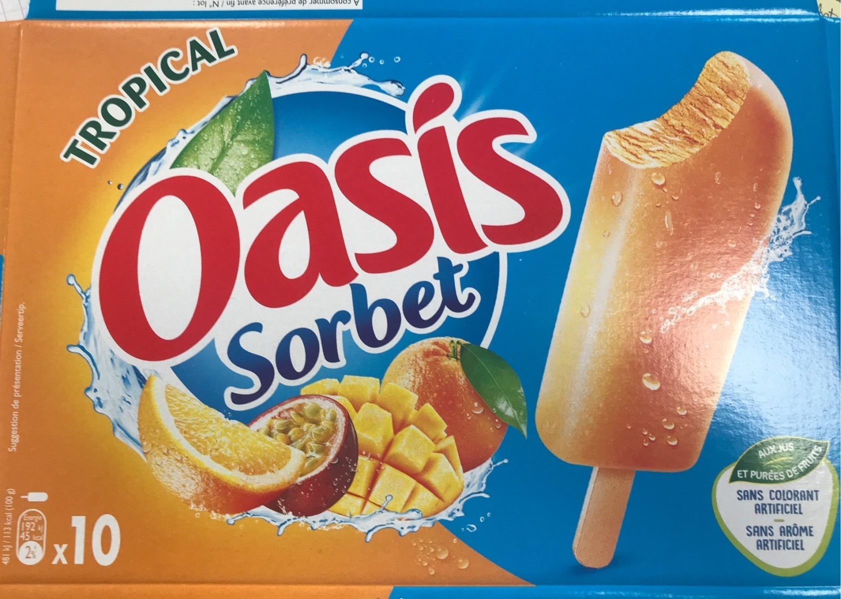 Oasis sorbet Tropical