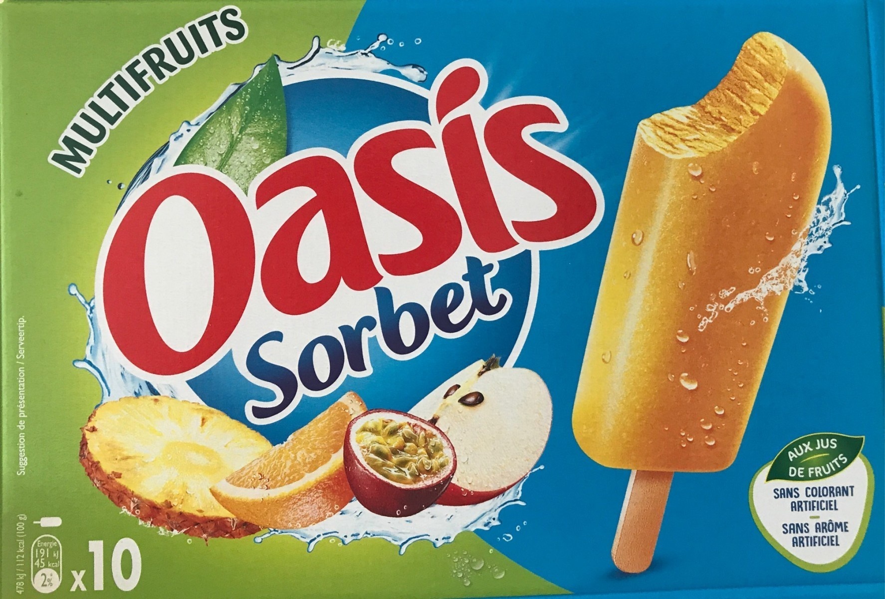 Sorbet multifruits Oasis