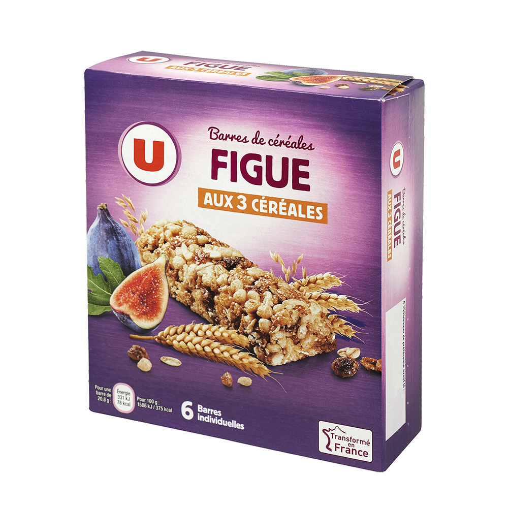 Barres de céréales Figue