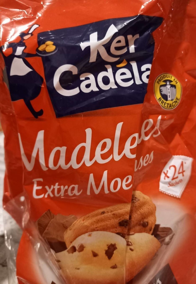 Ker Cadélac - Madeleines Maxi Chocolate chips, 600g (21.2oz)