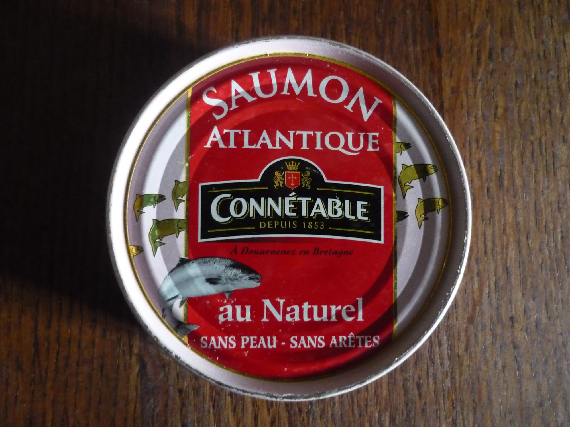 Saumon Atlantique au Naturel sans Peau sans arêtes