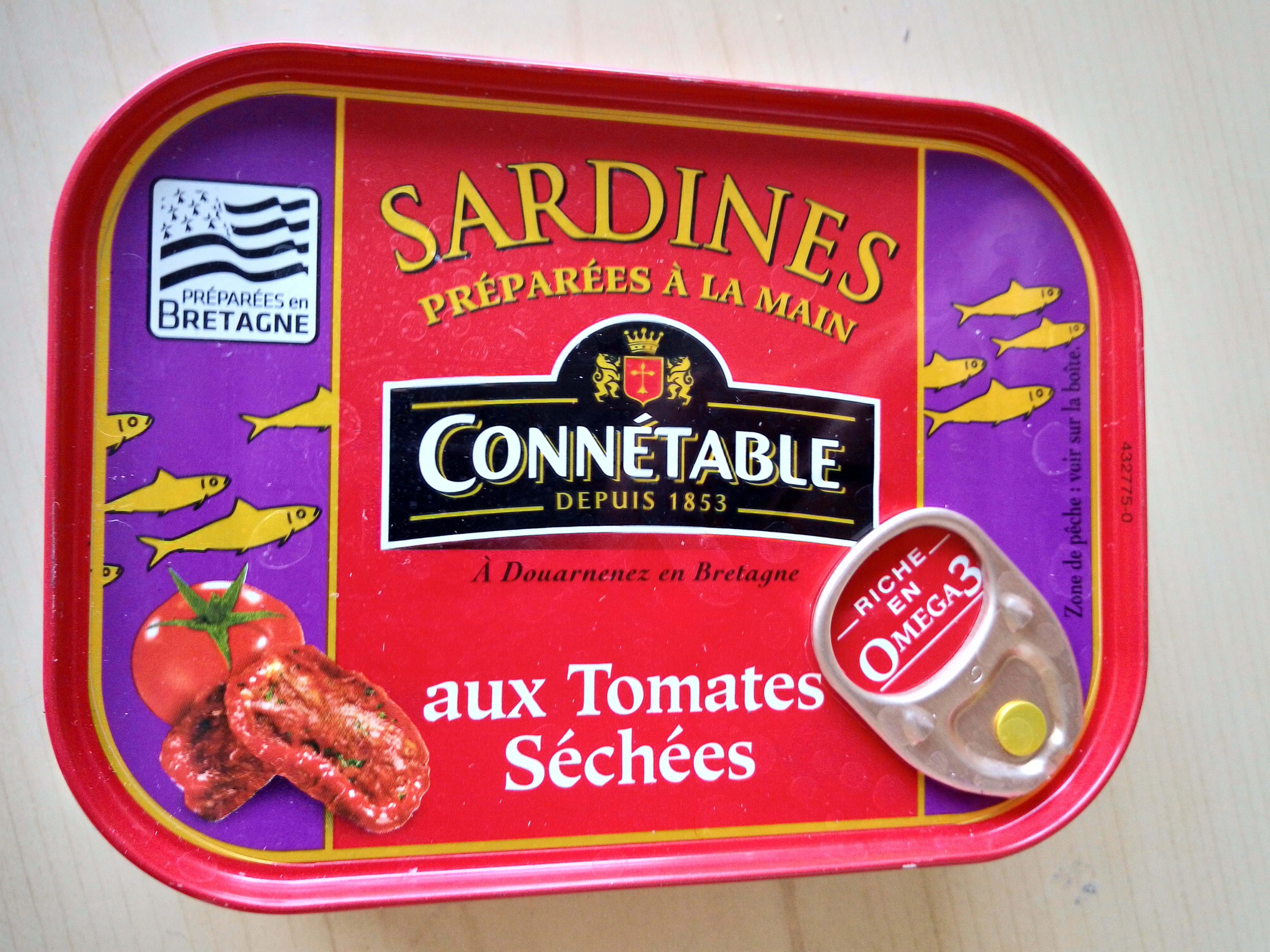 Sardines aux tomates séchées