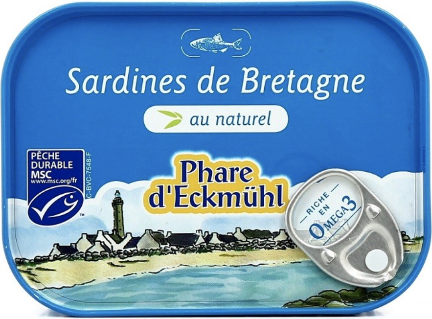 Sardines au naturel