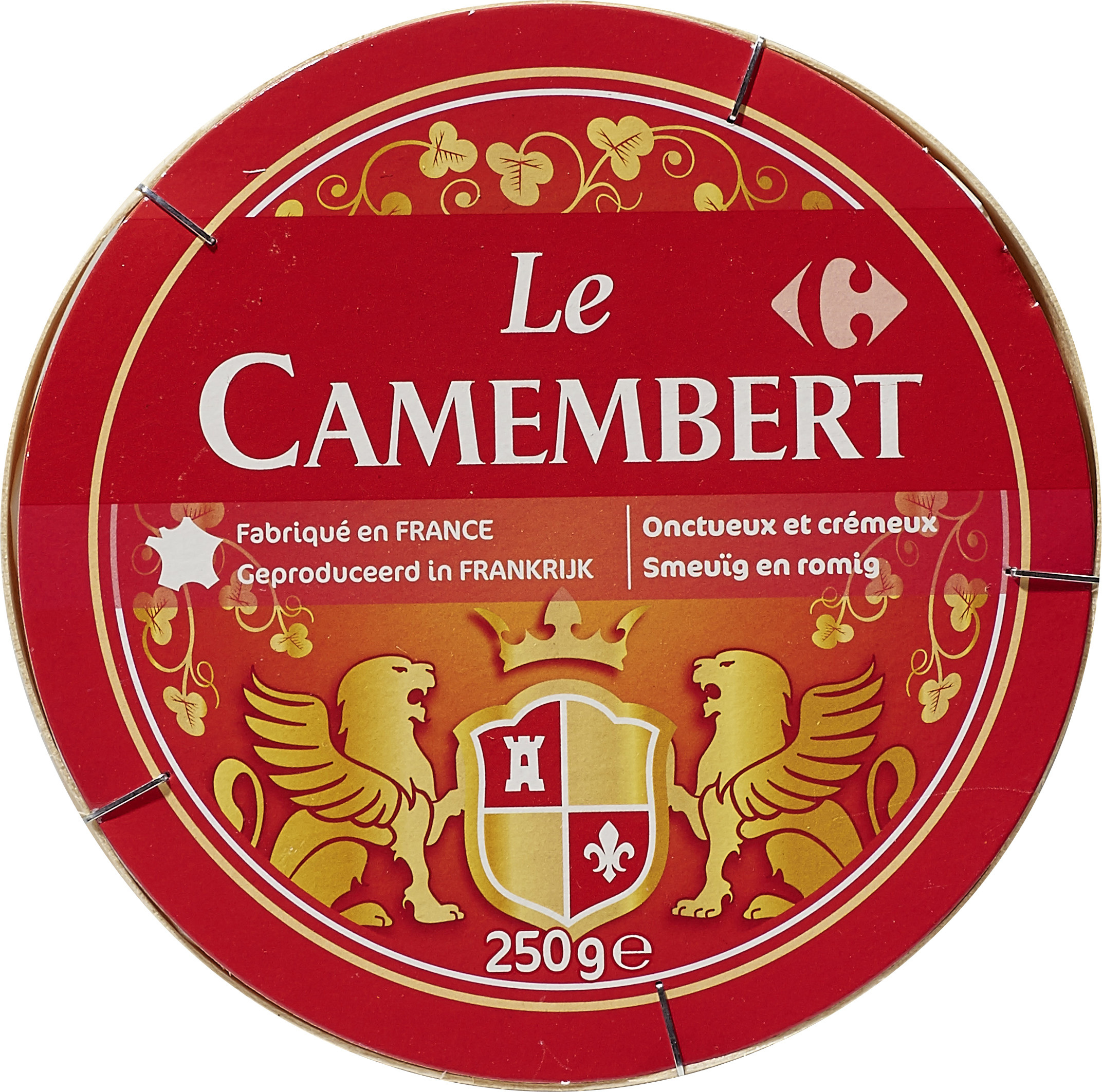 Le Camembert - Fromage à patte molle au lait pasteurisé