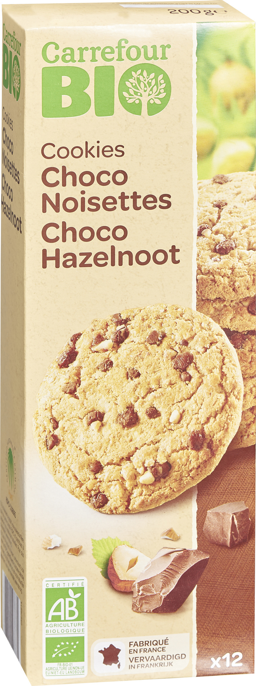 COOKIES Chocolat Noisettes