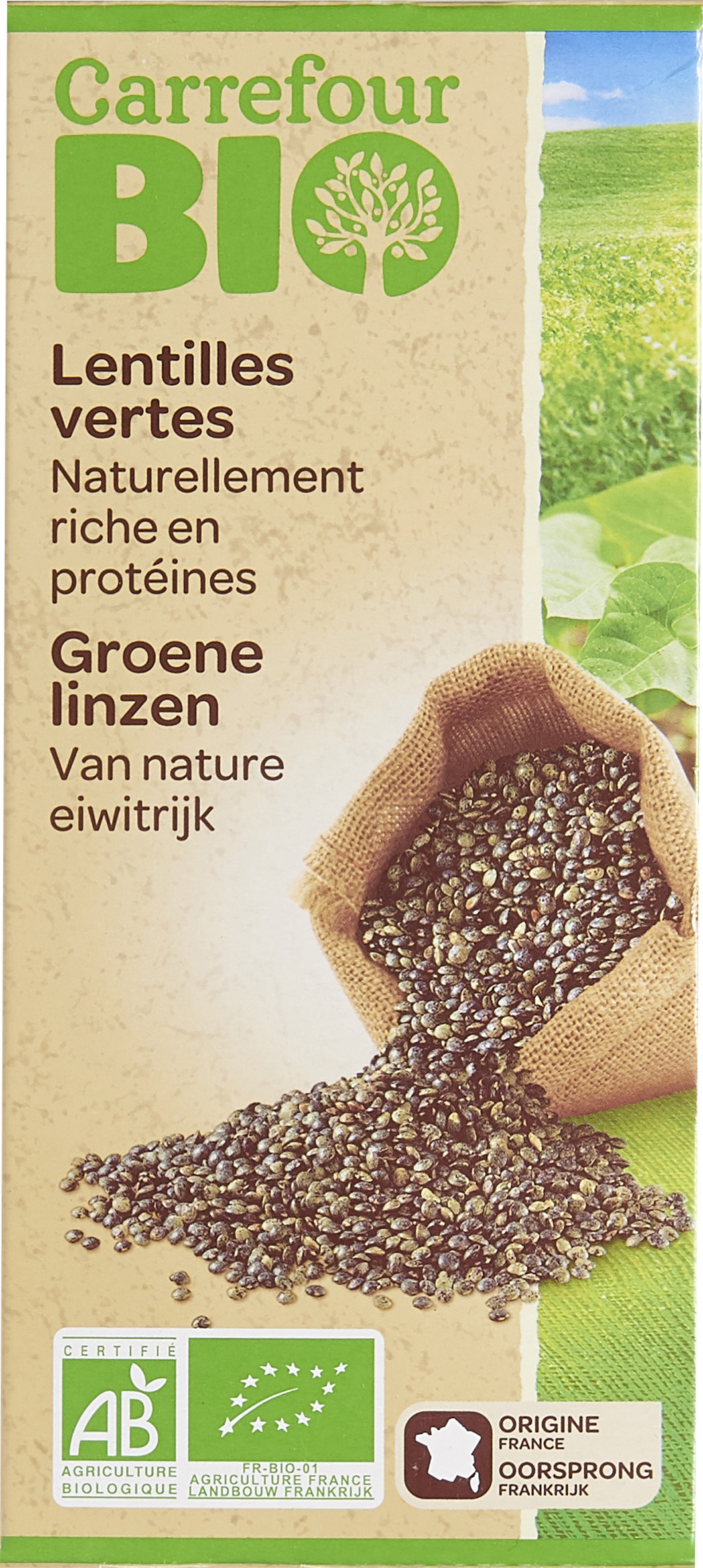 Lentilles vertes Bio