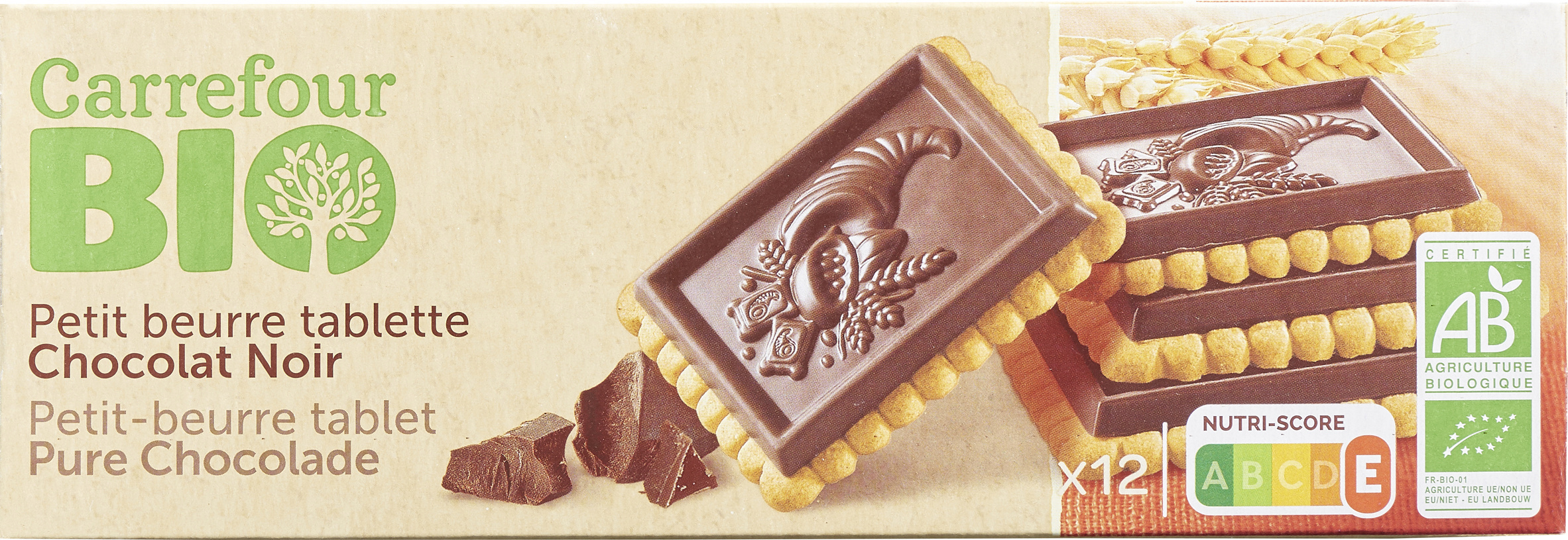 Biscuits chocolat noir