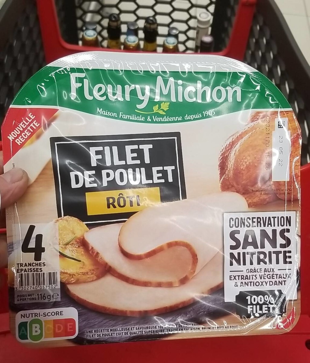 Filet de poulet rôti