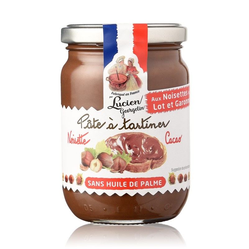 Pâte à tartiner noisette du Lot et Garonne cacao