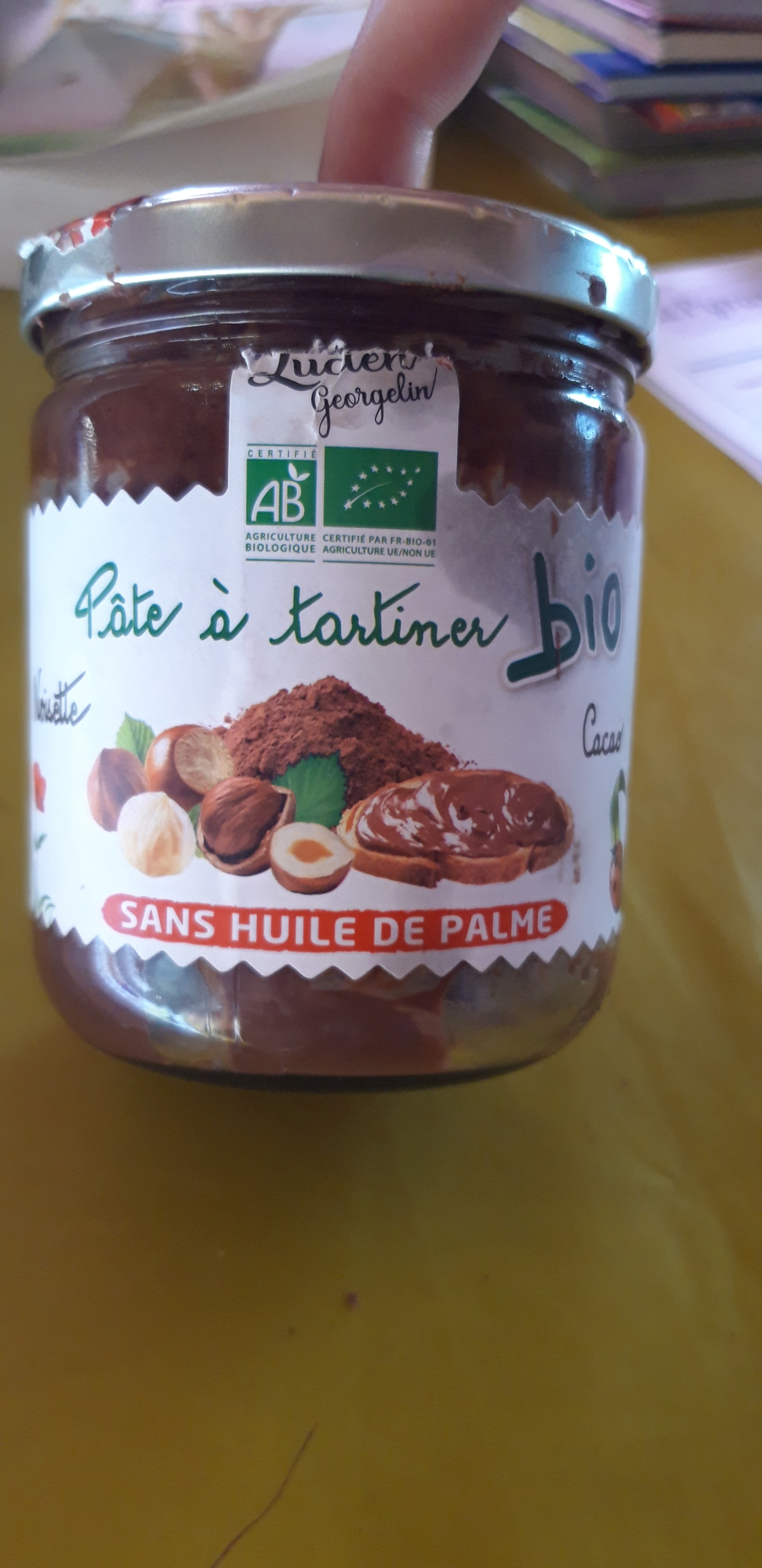 Pâte à tartiner bio noisette cacao