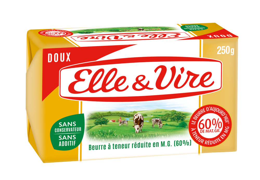 Le Beurre Doux Allégé 60% MG