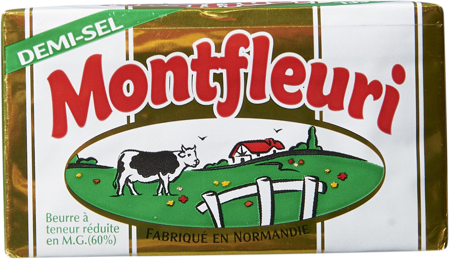 Beurre Montfleuri Demi-Sel à teneur réduite en M.G.