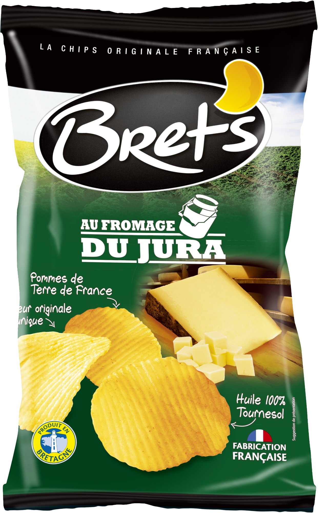 Chips saveur fromage du Jura