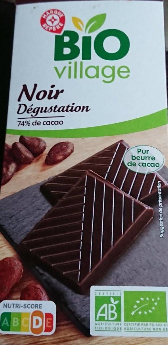 Chocolat noir 74% cacao