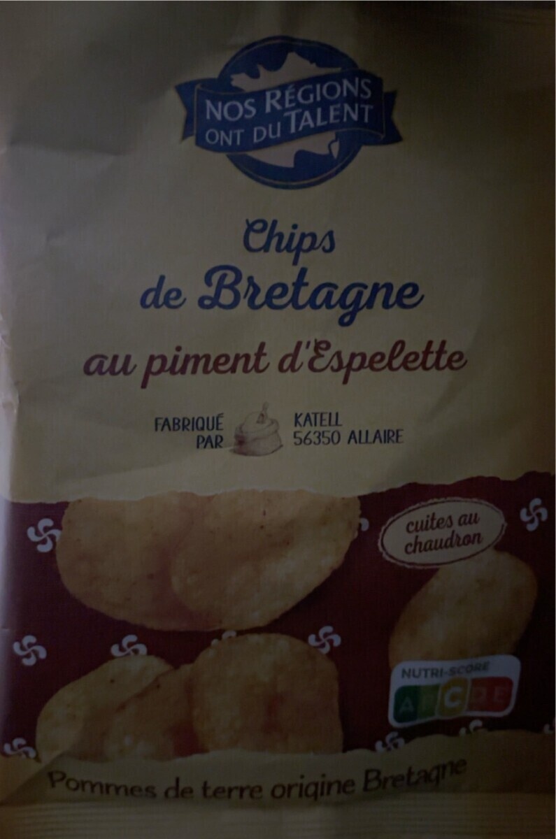 Chips de Bretagne au piment d’Espelette