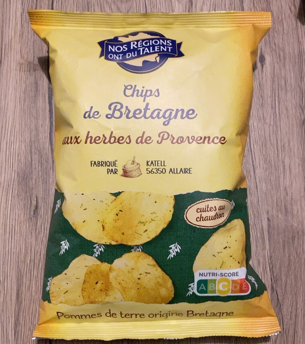 Chips de bretagne aux herbes de provence