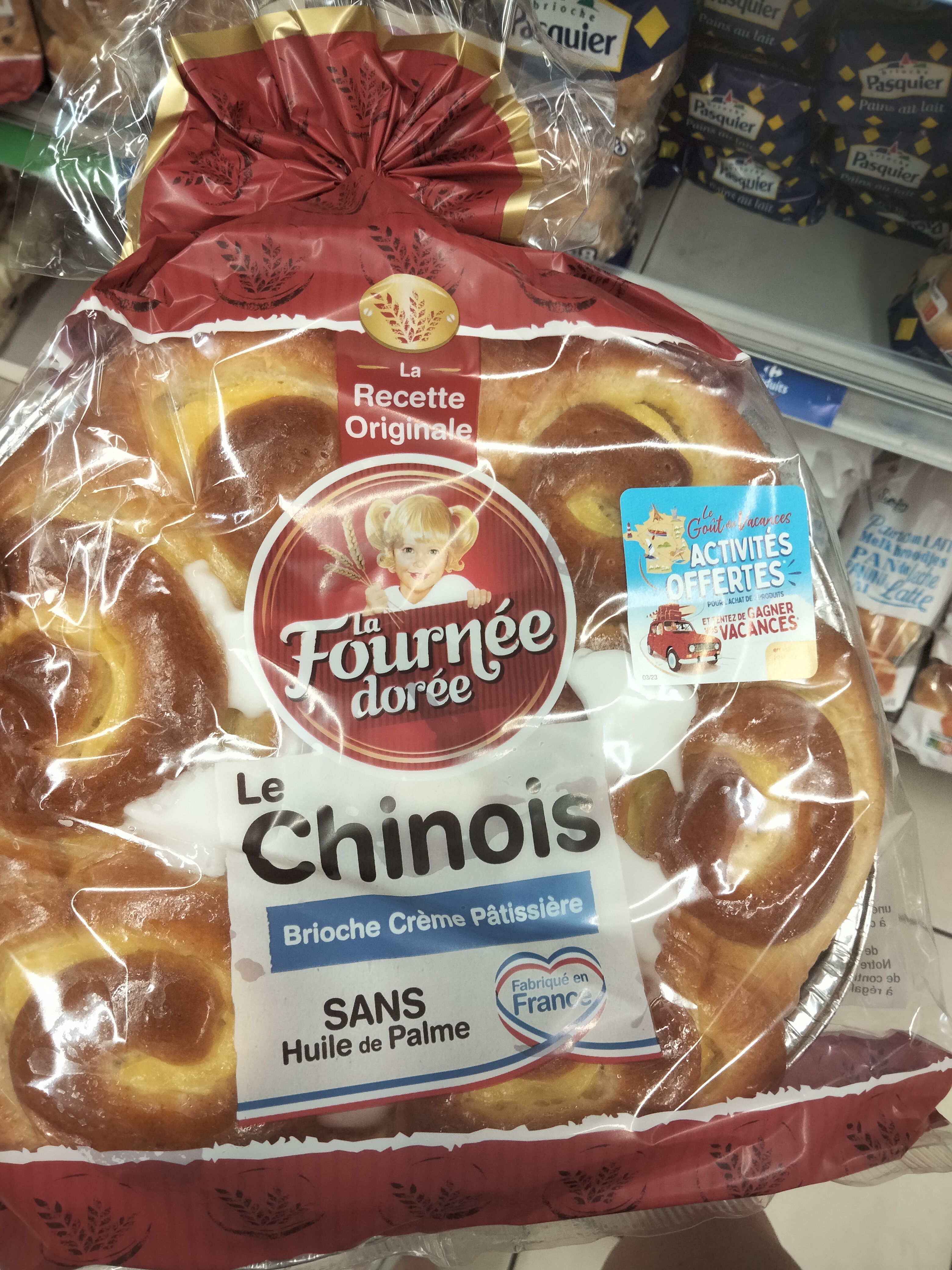 Chinois crème pâtissière