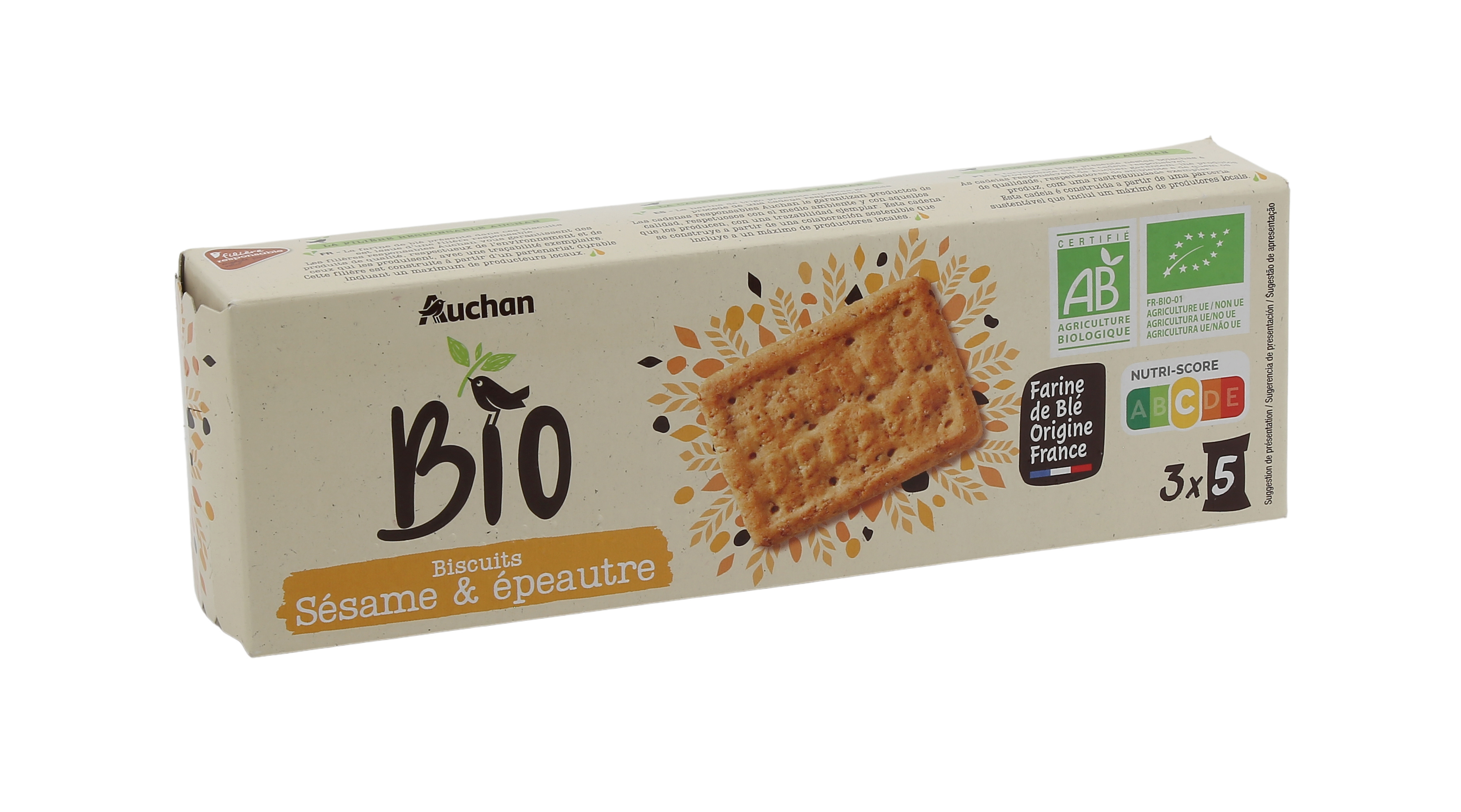 Biscuits sésame et épeautre