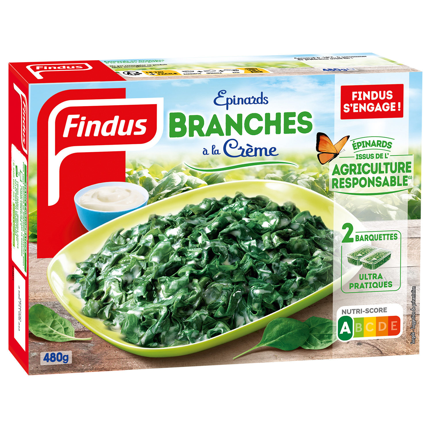 Épinards Branches à la Crème