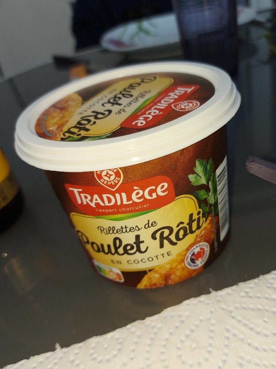 Rillettes de poulet rôti en cocotte