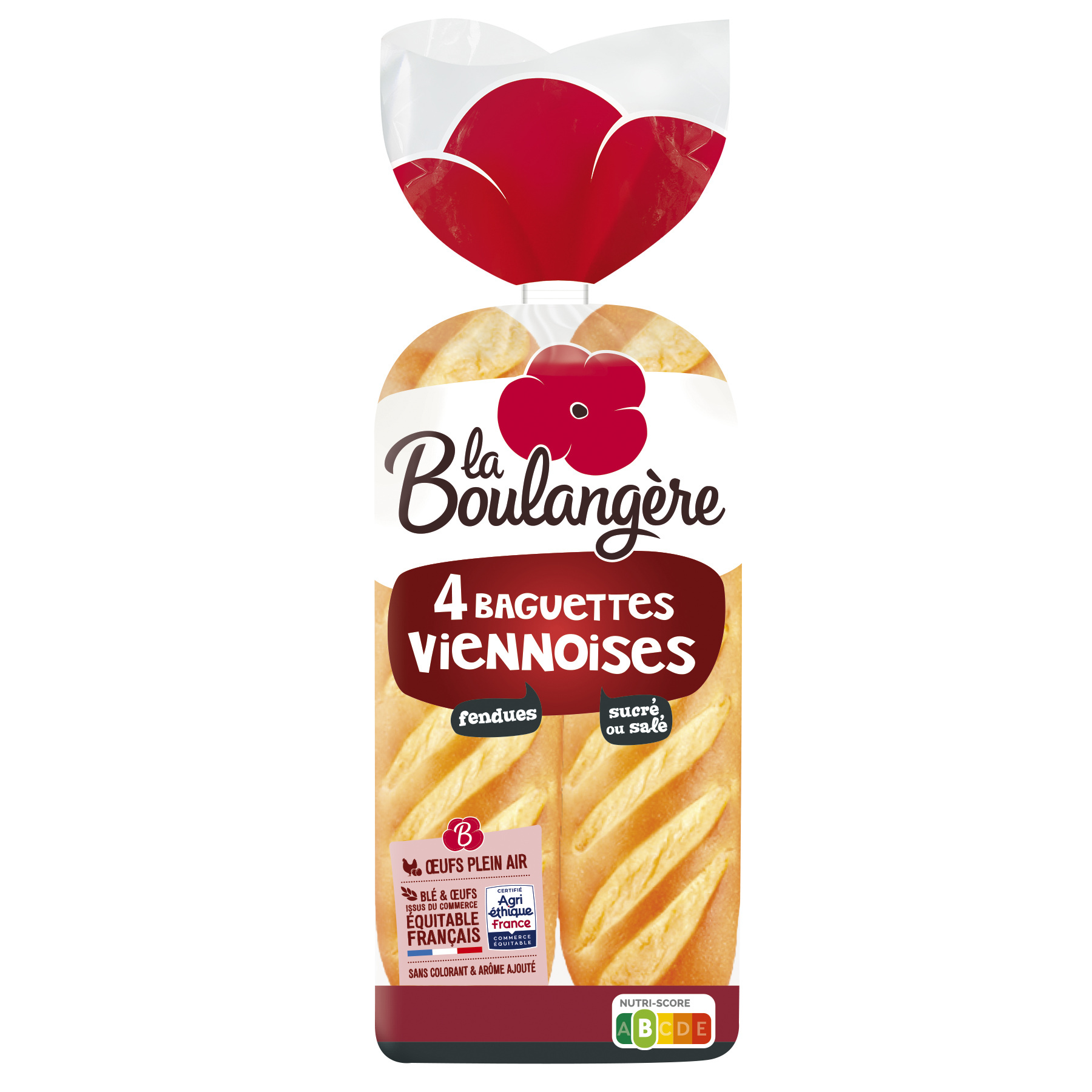 4 Baguettes viennoises 340g