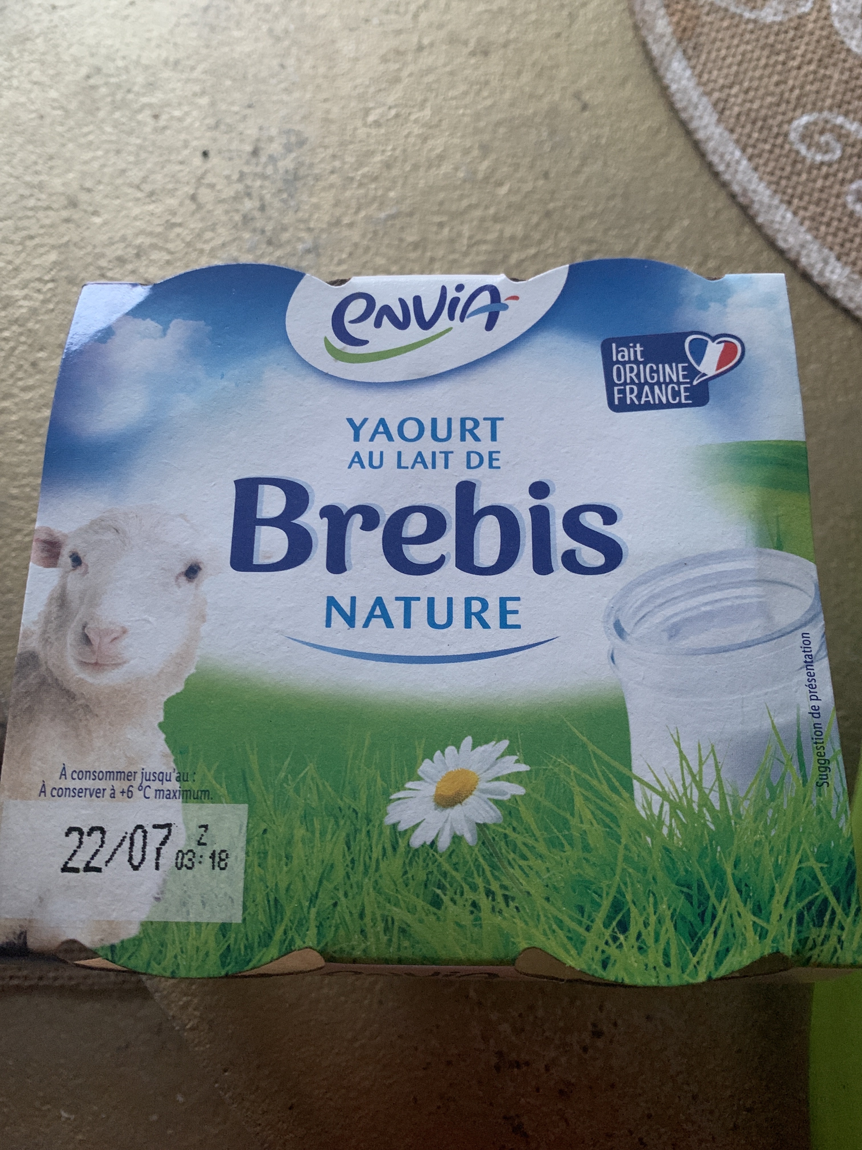 Yaourt brebis nature