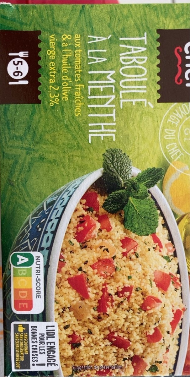 Taboulé a la menthe