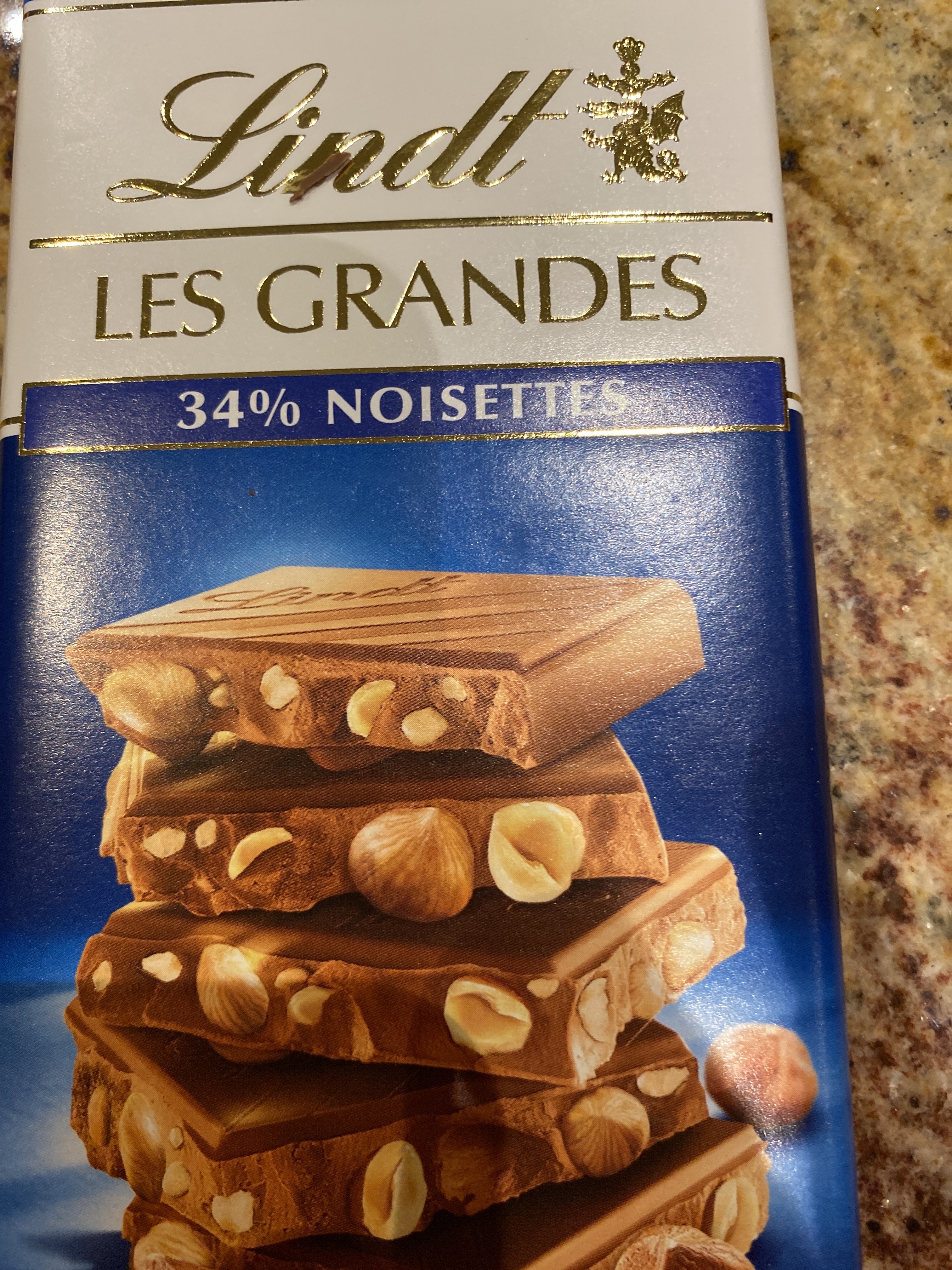 Les grandes, 34% Noisettes, Lait