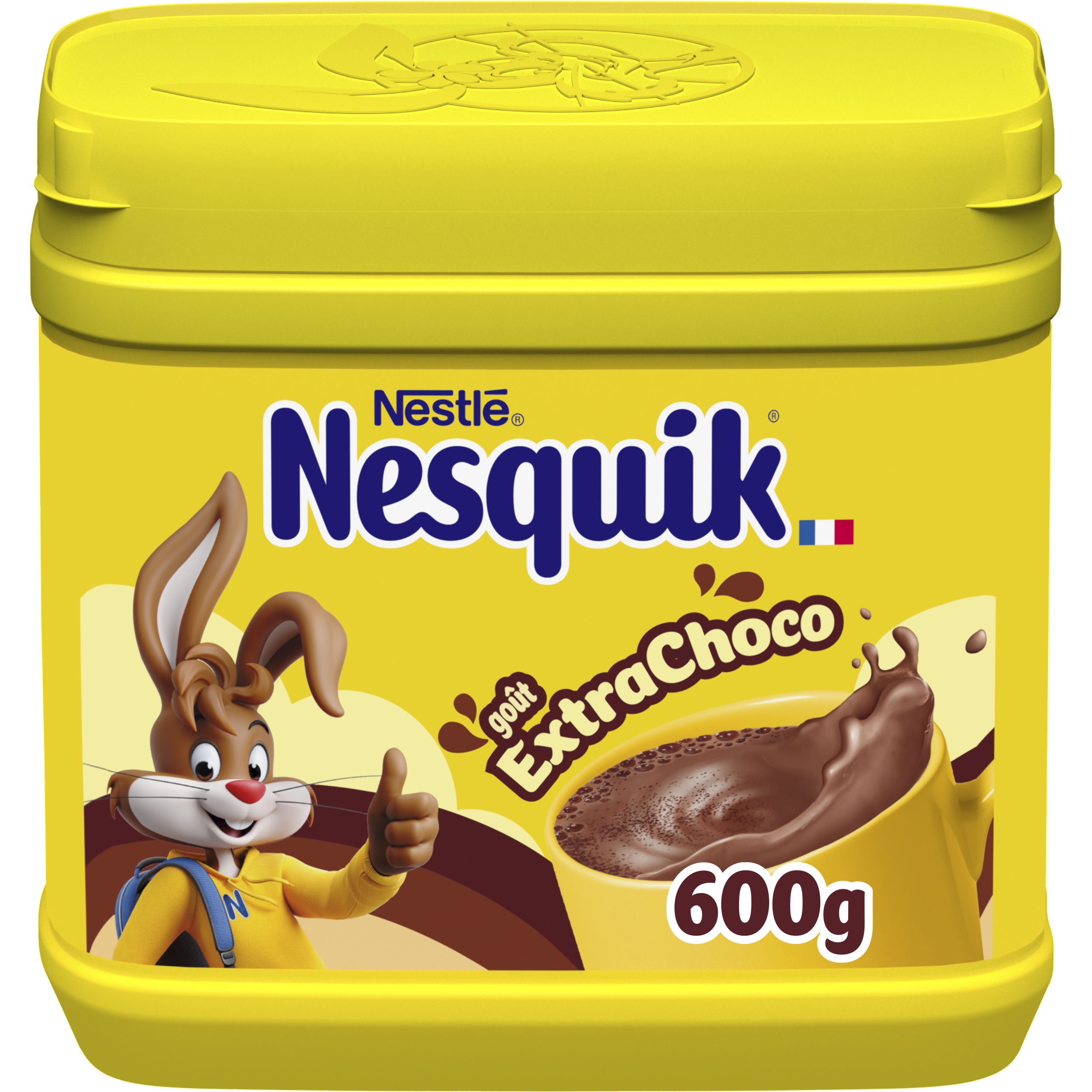 NESQUIK Gout EXTRA CHOCO Poudre Cacaotée boîte 600g